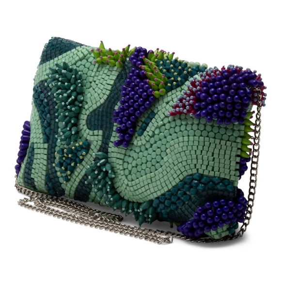 Colorful Beaded Women\'s Clutch